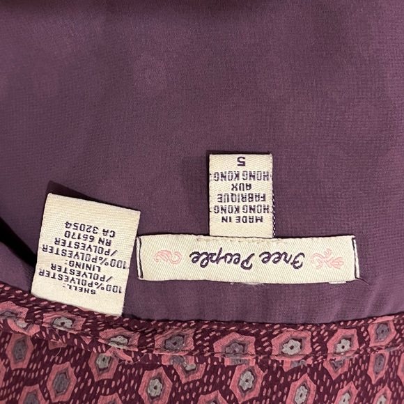 Free People Hexagon Print Knee length skirt - Picture 8 of 10